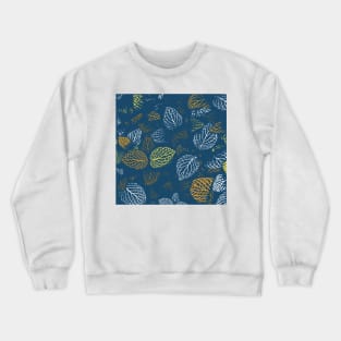 Autumn, Leaves Pattern 4 Crewneck Sweatshirt